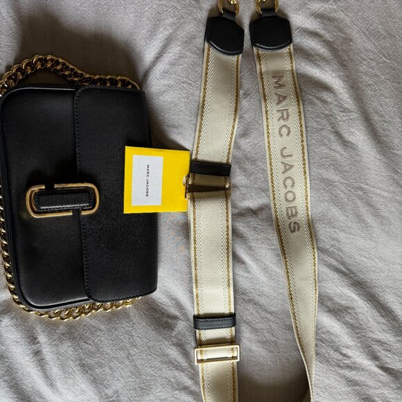 Marc Jacobs The J Marc Shoulder Bag - Black Leather - Picture 9 of 9